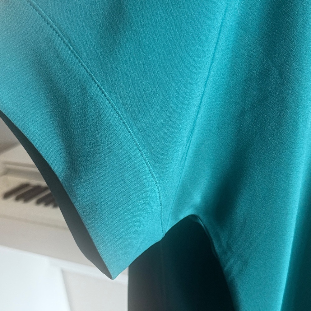Zenana Teal Green Women's Blouse Sz 1X - Picture 8 of 11